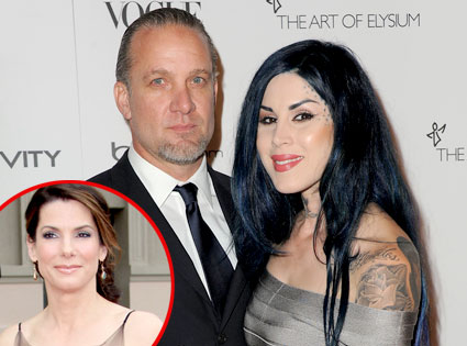 Jesse James, Kat Von D, Sandra Bullock Jesse James, Kat Von D, Sandra Bullock